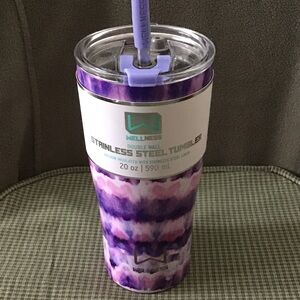 Stainless steel Wellness tumbler. Double walled
